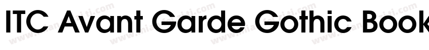 ITC Avant Garde Gothic Book BT Requ字体转换